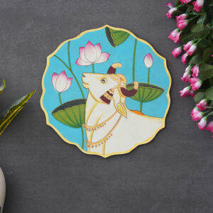 Pichwai Painting - 16 mm Wooden Board (Waterproof)