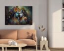 Framed Canvas Art for Bedroom & Office Walls