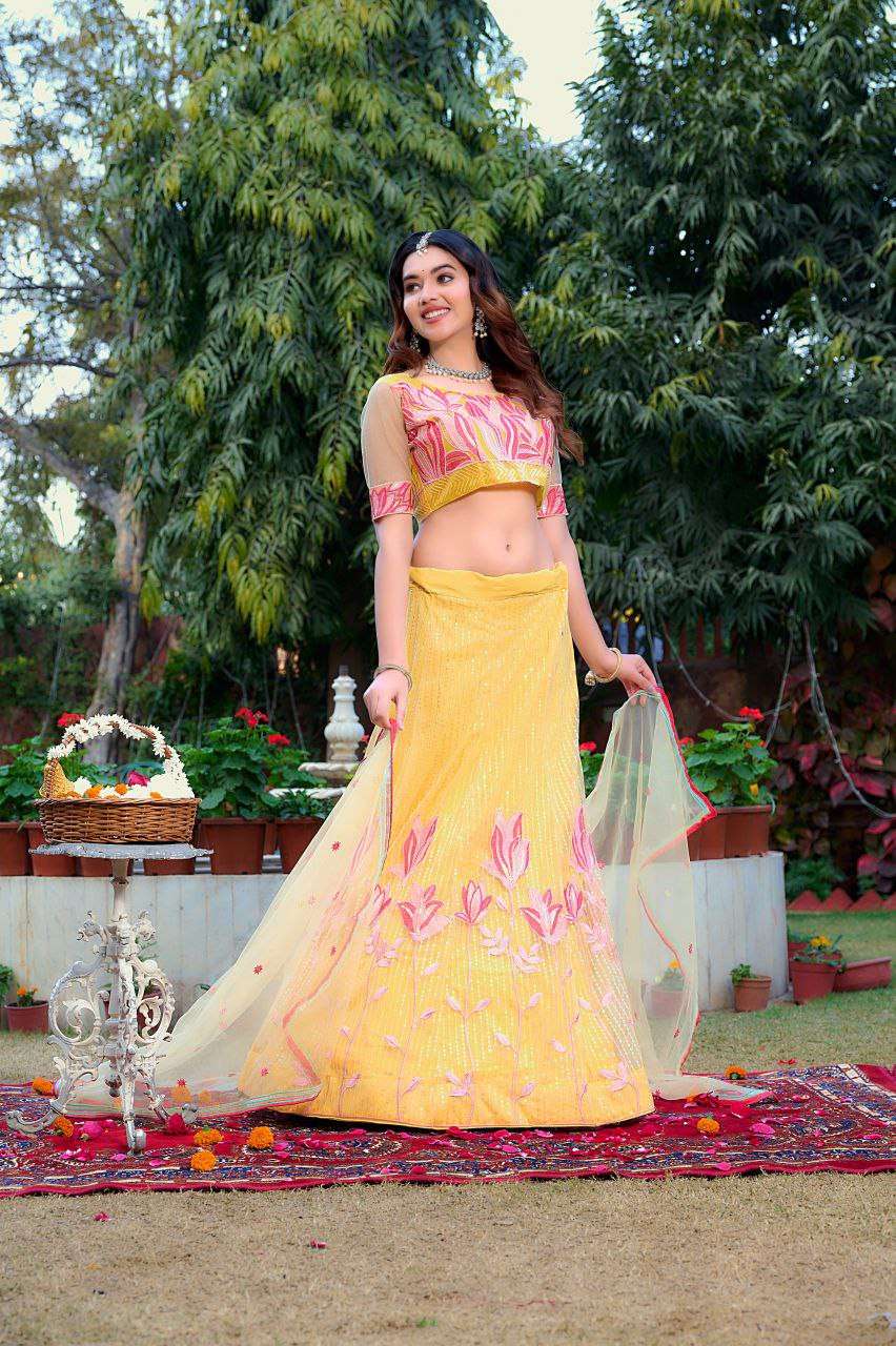 Women's Tussar Silk Patola Printed Lehenga Set with Dupatta - Stitched with Can Can Flair - Image 17