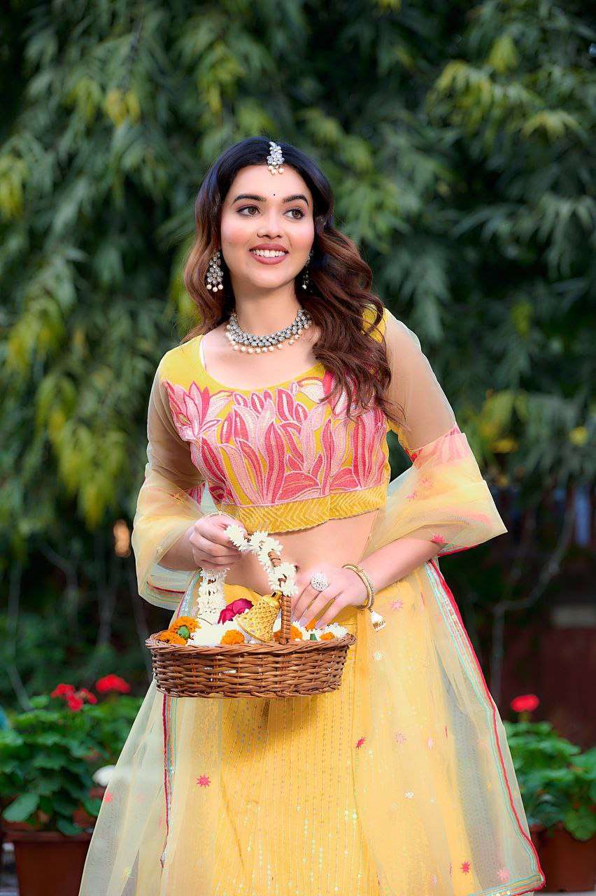 Women's Tussar Silk Patola Printed Lehenga Set with Dupatta - Stitched with Can Can Flair - Image 18