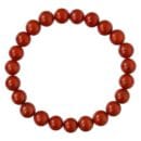 Red Jasper Bracelet for Women Men's Gifts - Protection Healing Crystal Bracelet - 8mm Gemstone Beaded Adjustable