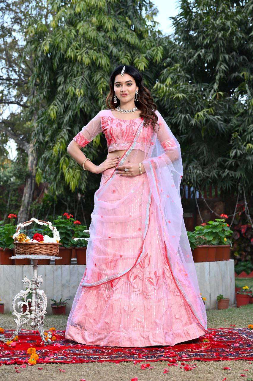 Women's Tussar Silk Patola Printed Lehenga Set with Dupatta - Stitched with Can Can Flair - Image 8