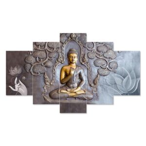 Amazing Set of Five 3D Framed Paintings - 17X30 inch