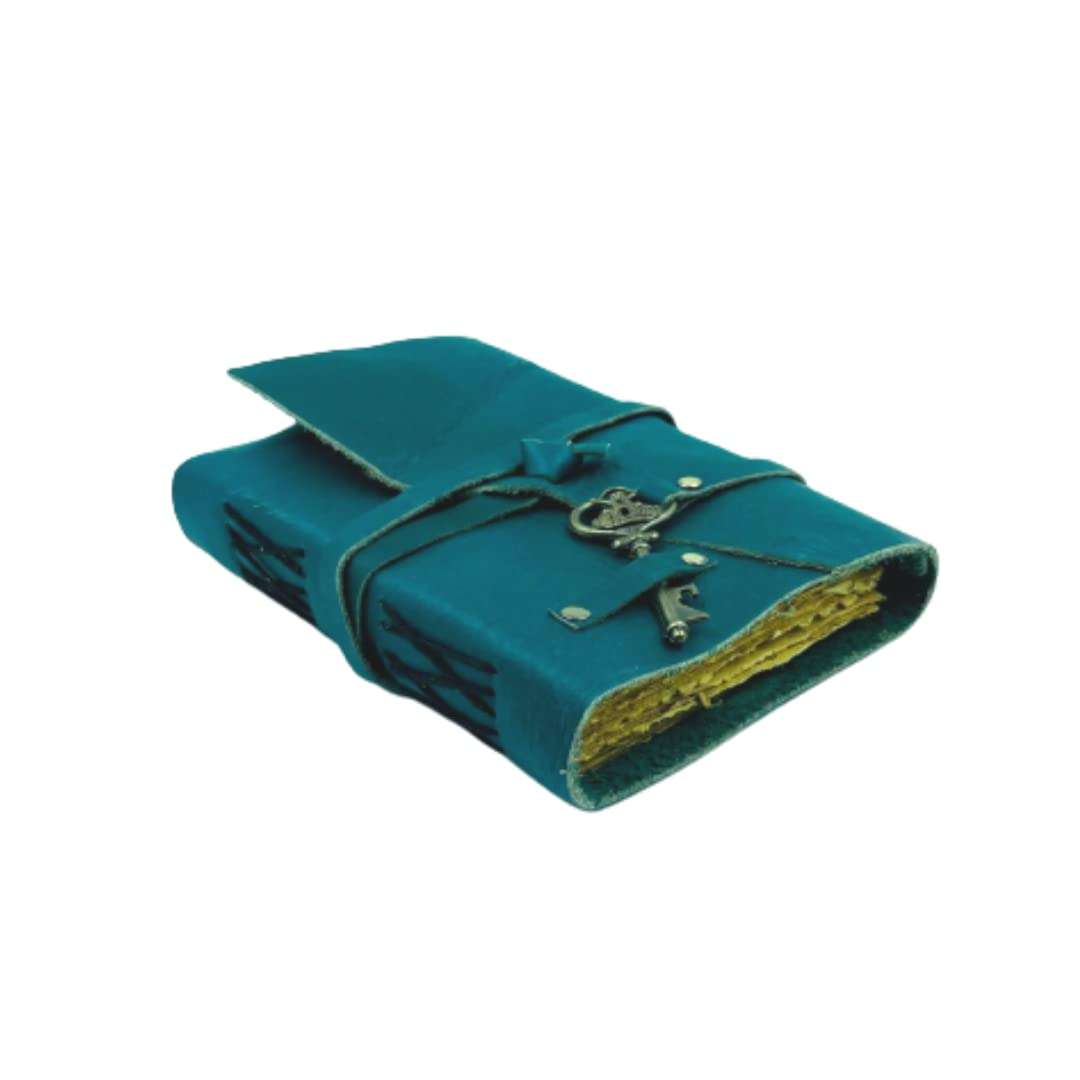 Vintage Handmade Genuine Leather Diary - Image 4