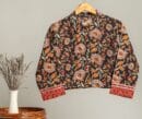 Handmade Block Print Cotton for Women ? Ethnic Floral Printed Top with Long Sleeves