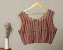 Handmade Block Print Cotton for Women ? Ethnic Floral Printed Top with Long Sleeves