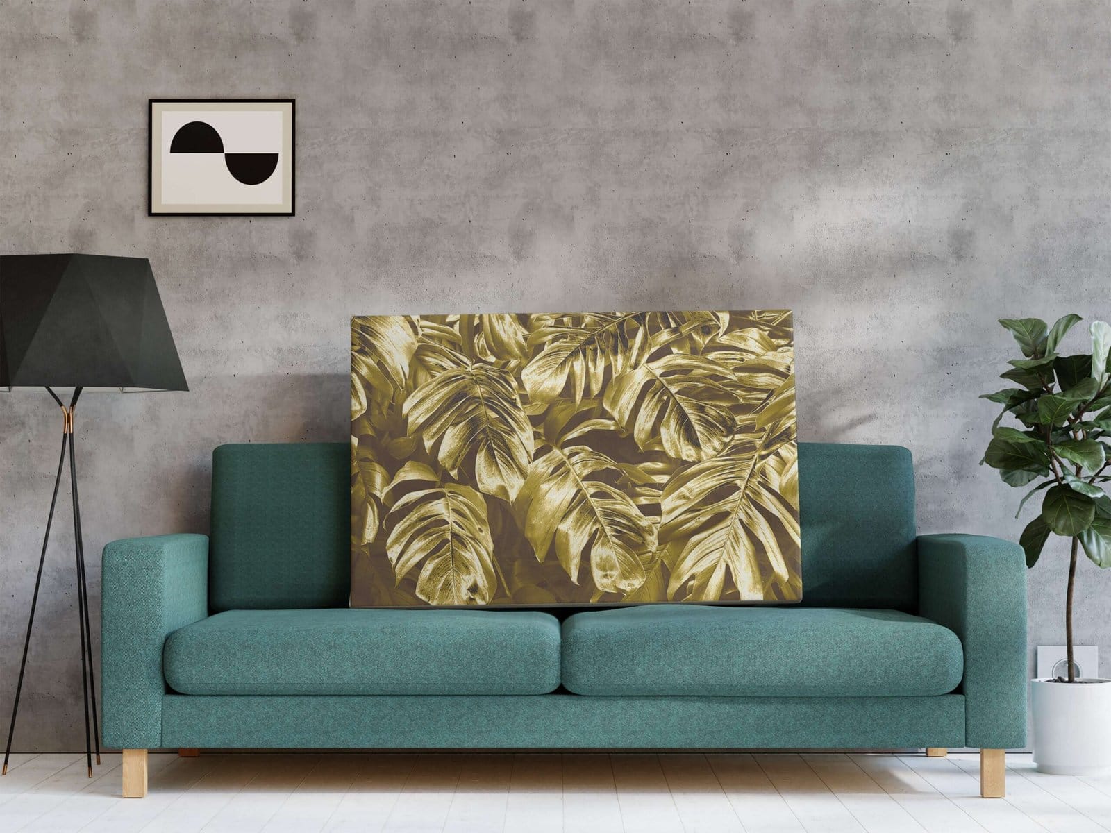 Framed Canvas Paintings for Room Transformation
