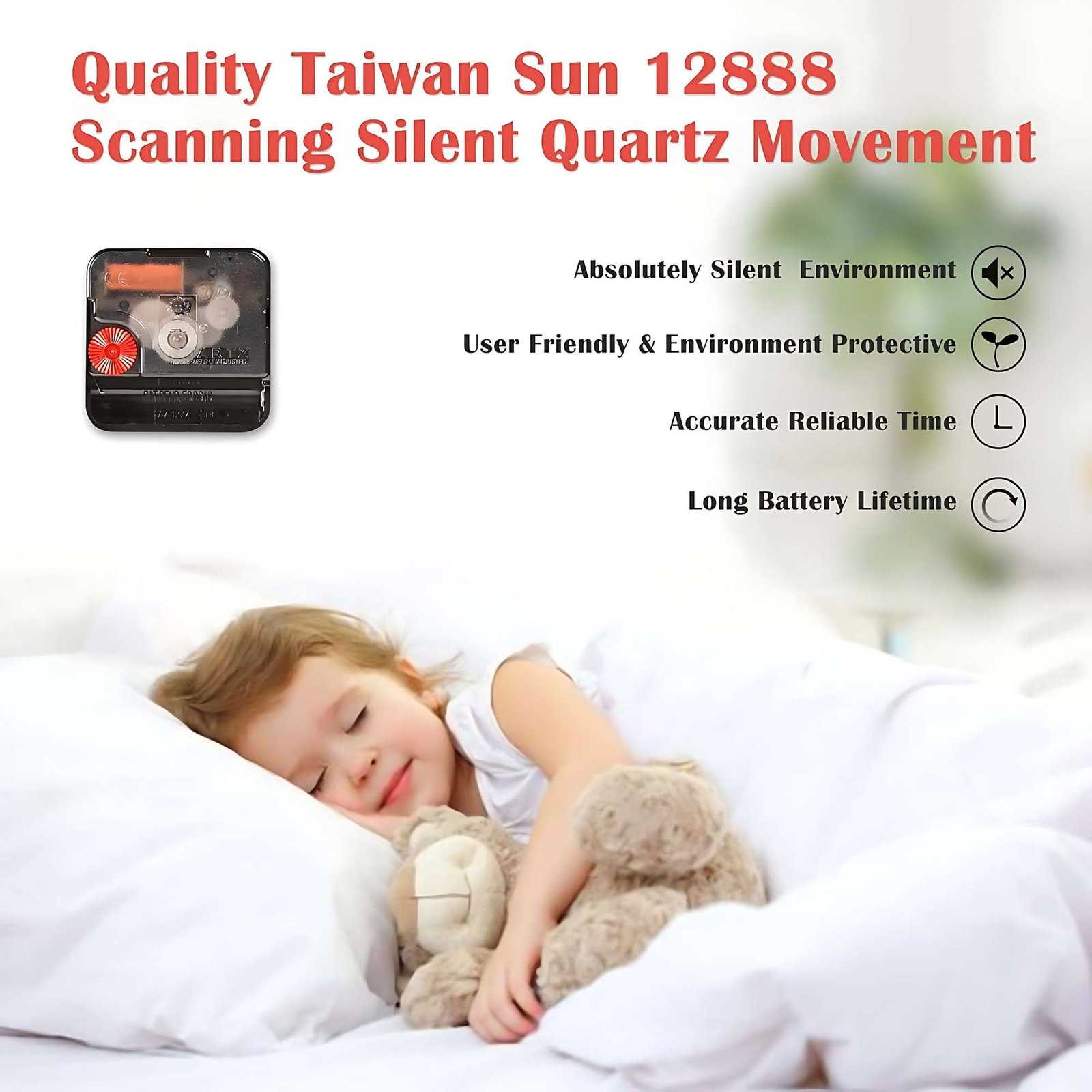 Wooden Silent Non-Ticking Wall Clock for Home Stylish Latest Designer Wall Clock for Home Living Room Bedroom Office Hal