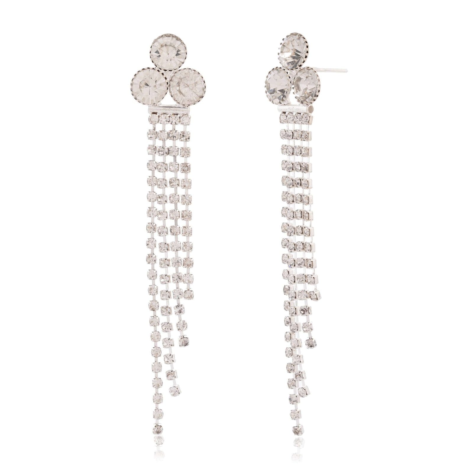 Women's Indo Western Teardrop Shaped Party Wear Ethnic Stud Earrings for Women