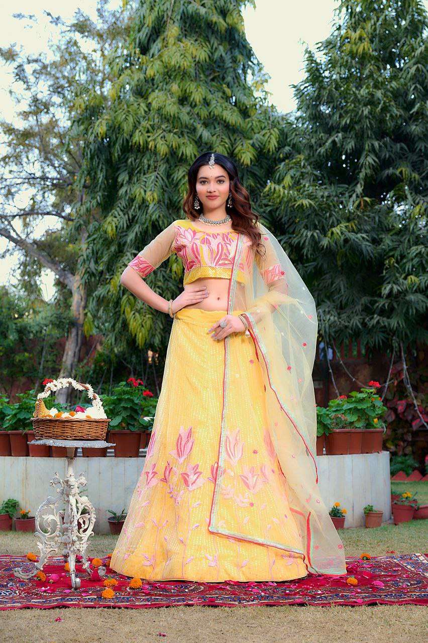 Women's Tussar Silk Patola Printed Lehenga Set with Dupatta - Stitched with Can Can Flair - Image 19