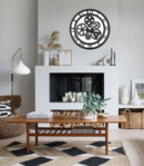 Wooden Silent Non-Ticking Wall Clock for Home Stylish Latest Designer Wall Clock for Home Living Room Bedroom Office Hal