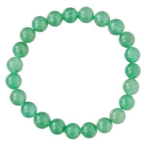 Green Jade Bracelet - Healing Crystal Wealth Bracelet - Jade Bracelet for Unisex - Bring Good Luck Prosperity and Emotio