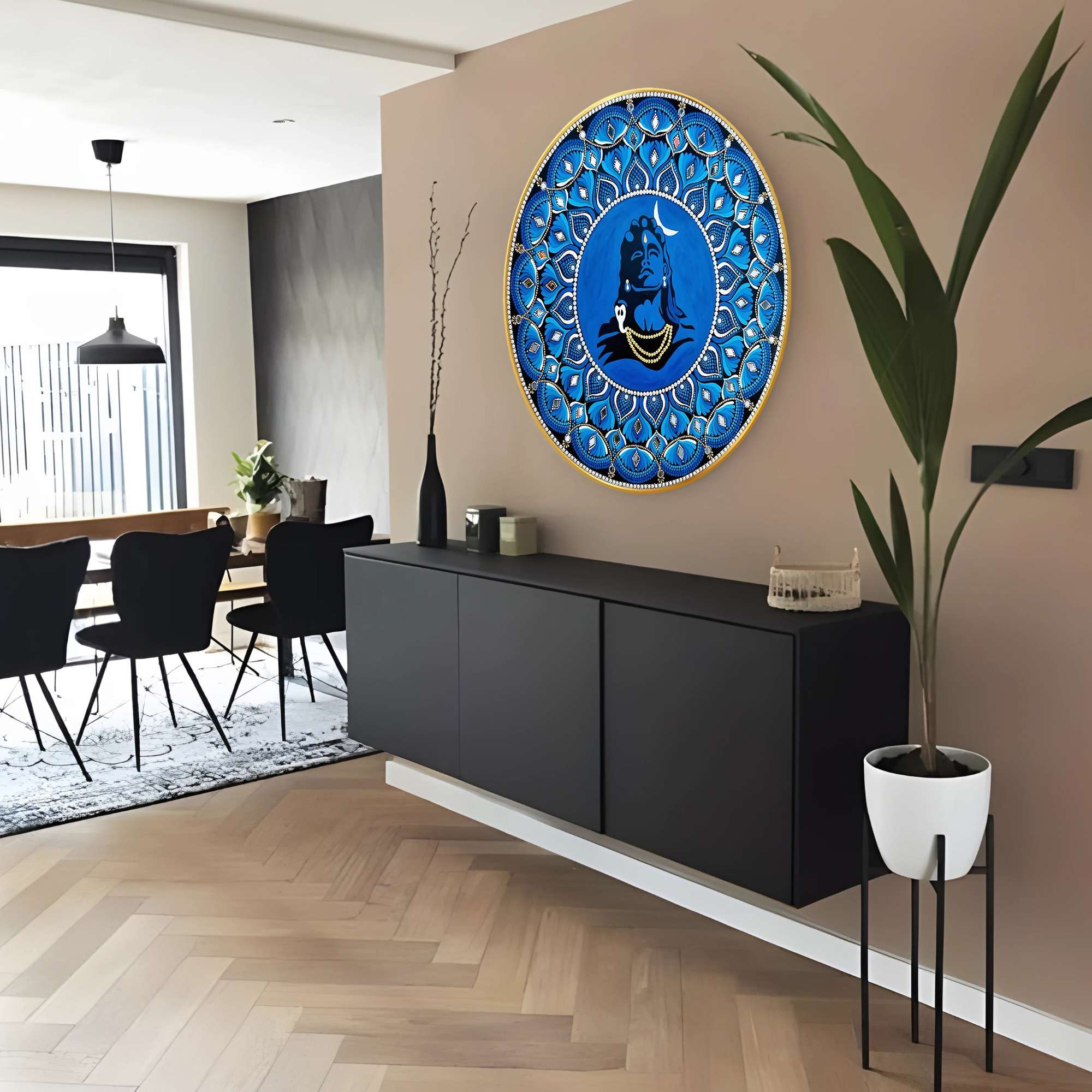 Round Wall Painting