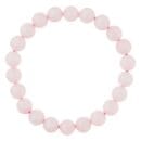 Rose Quartz Bracelet for Women Men's Gifts - Protection Healing Crystal Bracelet - 8mm Gemstone Beaded Adjustable