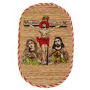 Jesus And Mother Marry Bamboo Design Hand Crafted Modern Interior Wall Hangings