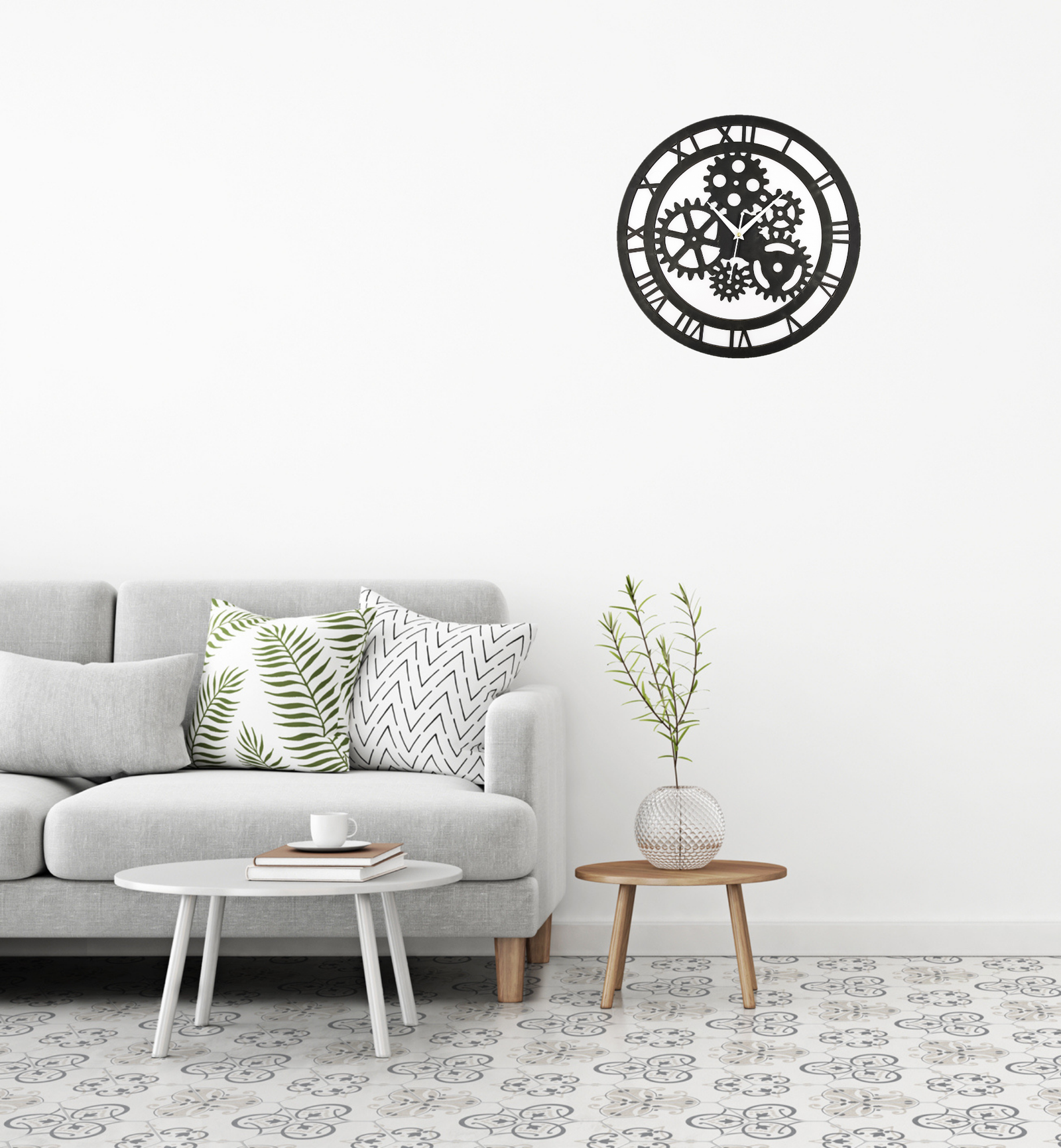 Wooden Silent Non-Ticking Wall Clock for Home Stylish Latest Designer Wall Clock for Home Living Room Bedroom Office Hal