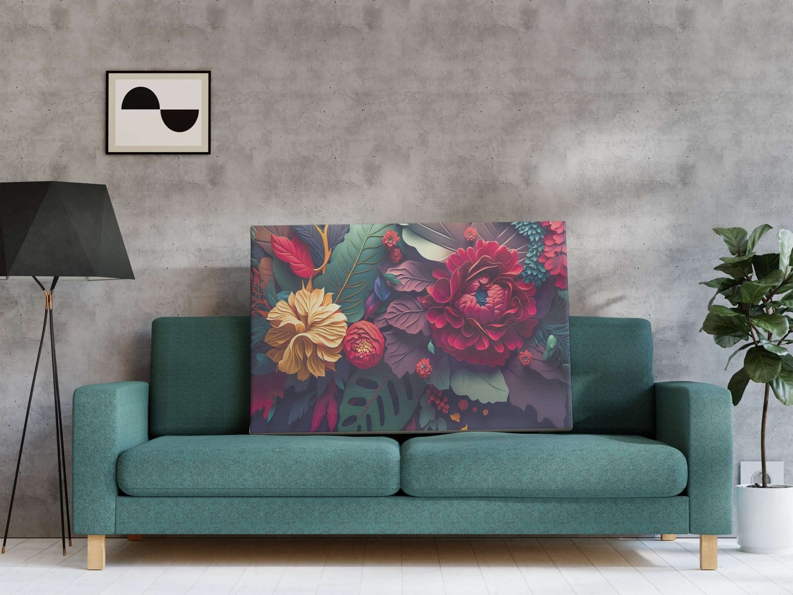 Framed Canvas Paintings for Hotel & Home Walls