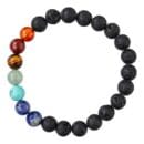 7 CHAKRA Bracelet for Women Men's Gifts - Protection Healing Crystal Bracelet - 8mm Gemstone Beaded Adjustable