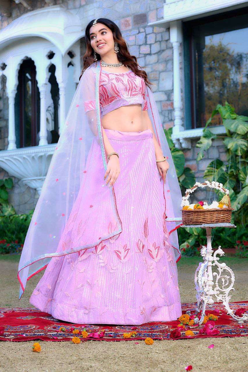 Women's Tussar Silk Patola Printed Lehenga Set with Dupatta - Stitched with Can Can Flair - Image 6