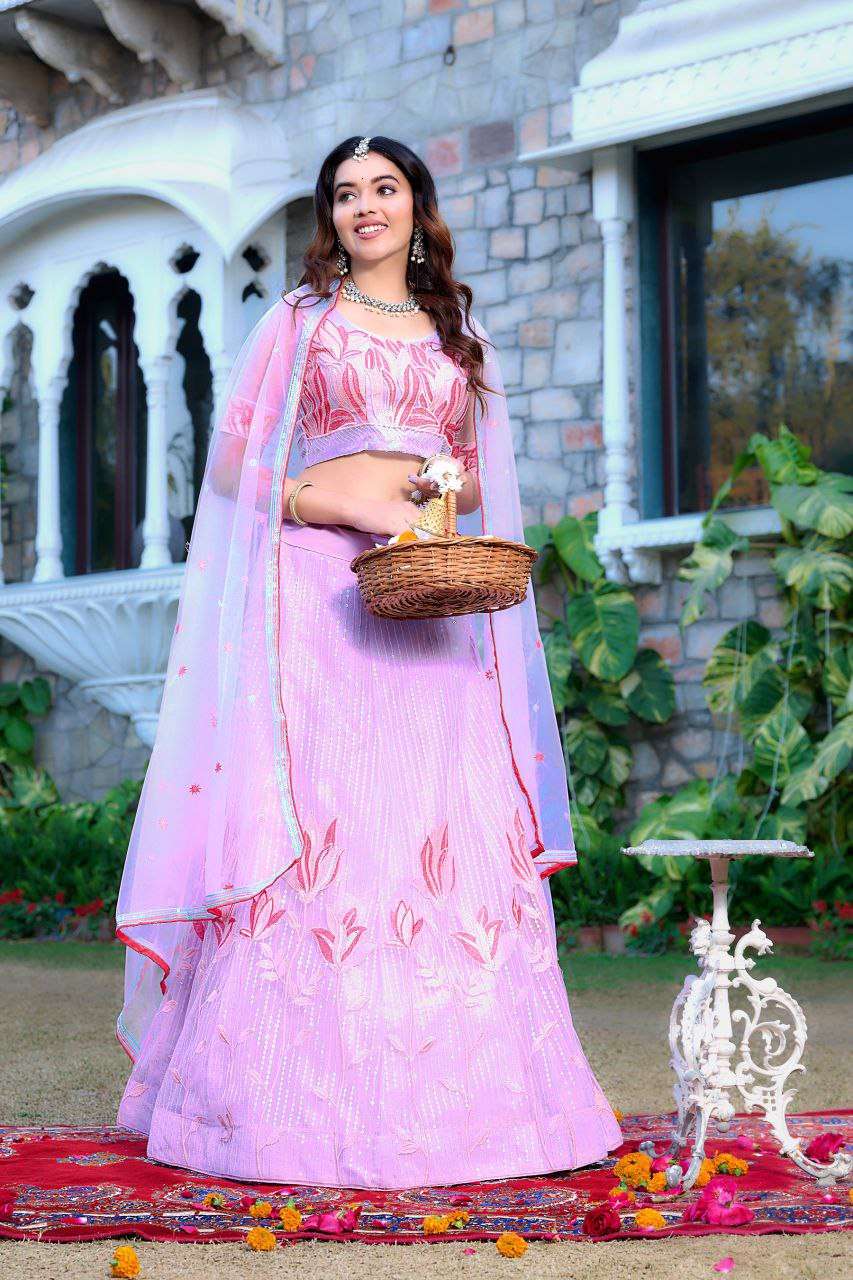 Women's Tussar Silk Patola Printed Lehenga Set with Dupatta - Stitched with Can Can Flair - Image 5