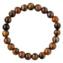 Tiger Eye Bracelet for Women Men's Gifts - Protection Healing Crystal Bracelet - 8mm Gemstone Beaded Adjustable