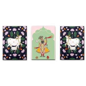 The Heritage Collection: Authentic Hand-Painted Nathdwara Pichwai Wall Art
