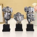 Polyresin Elephant Showpiece Statue and Artifacts for Home Decor, Living Room, Table Decoration for Gifting, Interiors a