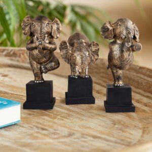 Polyresin Elephant Showpiece Statue and Artifacts for Home Decor, Living Room, Table Decoration for Gifting, Interiors a